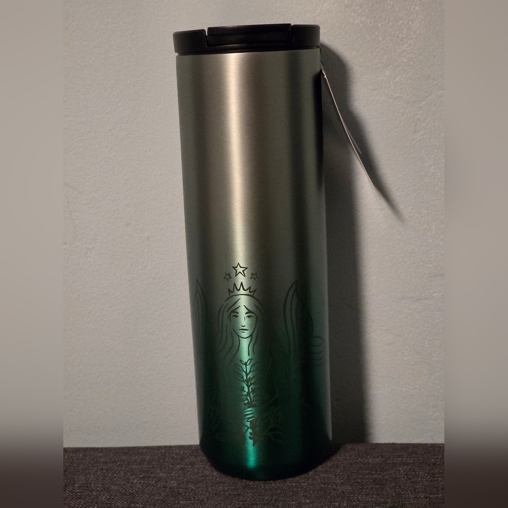 Starbucks 50th Anniversary Stainless Steel Etched Siren Tumbler
